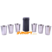 Рюмки в кожаном чехле (6 шт) PM 16-6