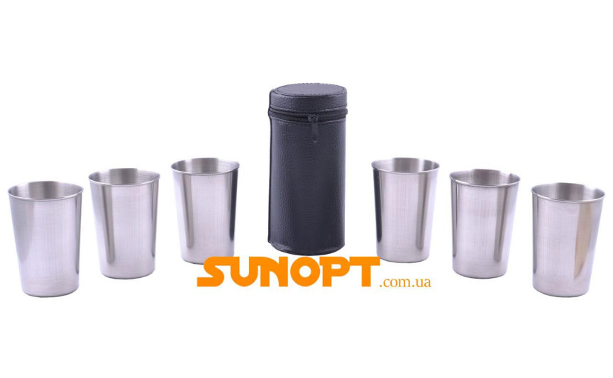 Рюмки в кожаном чехле (6 шт) PM 16-6