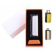 USB  зажигалка в подарочной упаковке Lighter (Спираль накаливания) №HL-35 Silver