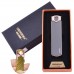 USB  зажигалка в подарочной упаковке Lighter (Спираль накаливания) №HL-60 Black