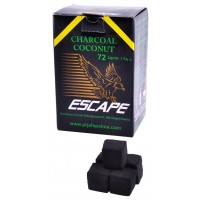 Уголь для кальяна кокосовый COCO-1 Escape 1кг 72 кубика