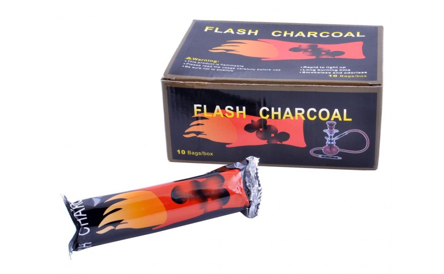 Уголь для кальяна FLASH CHARCOAL №C-2