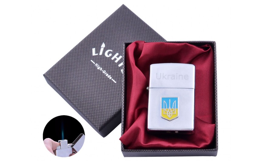 Запальничка в подарунковій коробці "Україна" (Гостре полум'я) №UA-29