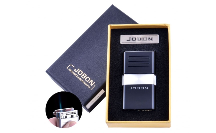 Запальничка подарункова Jobon (Гостре полум'я) №3411 Black