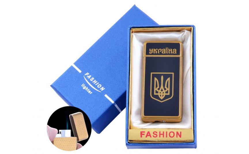 Зажигалка в подарочной коробке "Украина" (Острое пламя) №UA-22