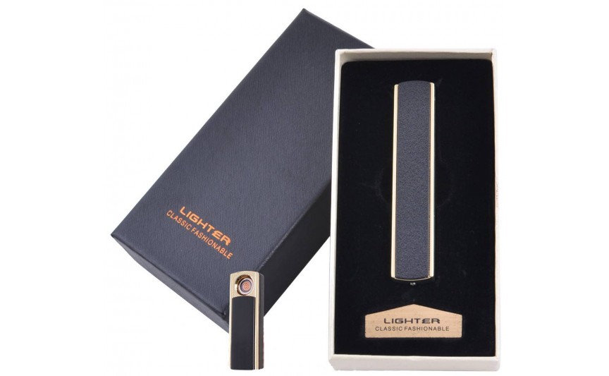 USB запальничка в подарунковій упаковці Lighter (Cпіраль розжарювання) №4872-3