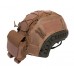 Комплект кавер  для шлема Fast и подсумок карман (противовес) для аксессуаров на кавер кайот