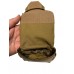 Подсумок карман (противовес) для аксессуаров на кавер для баллистического шлема Fast Mandrake кайот песок