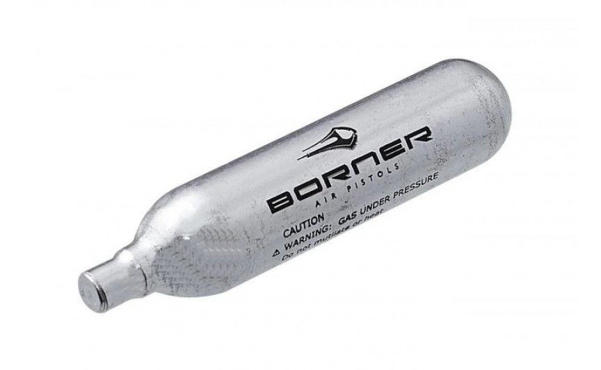Балон для пневматики Borner баллончик CO2 для пневматического пистолета (12г), балон 1 шт