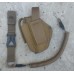 Кобура поясная для пистолета макарова ПМ койот песок +шнур страховочный (тренчик) быстрый съём 996
