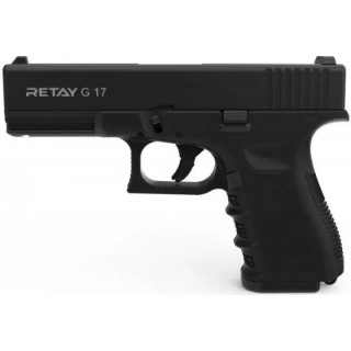 Пистолет стартовый Retay G17 black (Glock 17 шумовой)