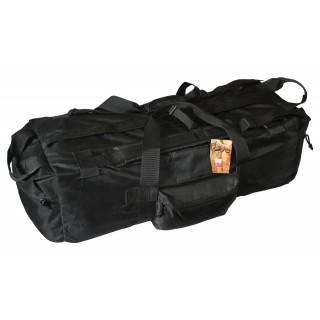 Транспортна сумка-рюкзак 75л.(баул) 90x25x35, чорний. ВСУ полювання туризм риболовля