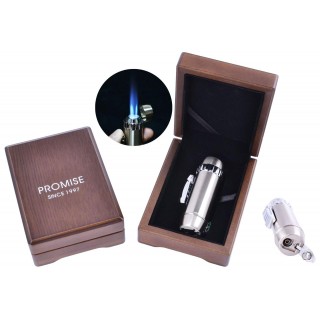 Запальничка подарункова в дерев'яній коробці Promise (Гостре полум'я) BN1001-2