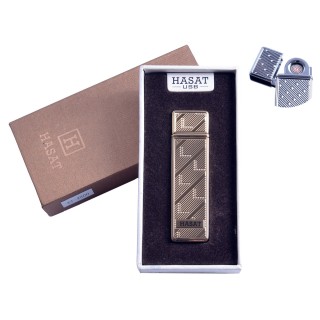 USB запальничка в подарунковій упаковці "Hasat" (Двостороння спіраль розжарювання) №4800-5