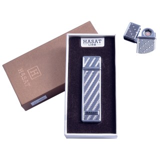 USB запальничка в подарунковій упаковці "Hasat" (Двостороння спіраль розжарювання) №4800-10